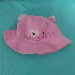 Unbranded | OS one size | Adorable Pink Cat Face Bucket Hat